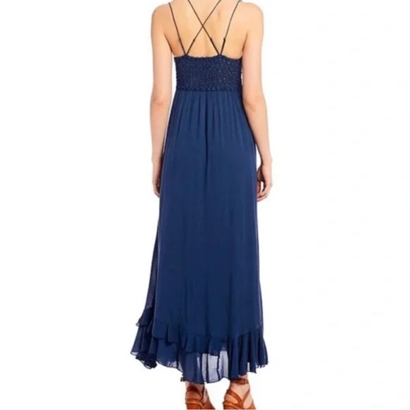 Moving sale🎈NWT Free People One Adella Maxi Slip in Midnight Navy, Size Small. - Picture 2 of 8